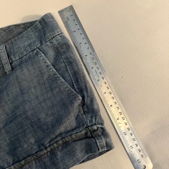 Level99 Tencel/Linen Short in Denim Blue Size 25   *LIKE NEW* - Picture 7 of 7